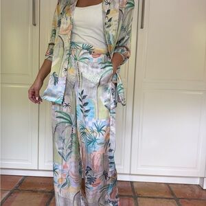 Pastel Tropical Women's Pantsuit
